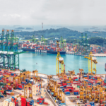Ships in Port of Singapore