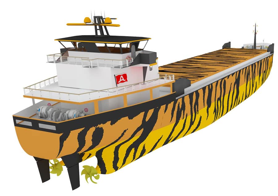 To Power World’s First Hybrid-electric Biomass Fuel Carriers