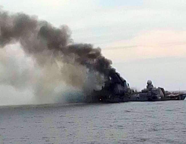 moskva in black smoke