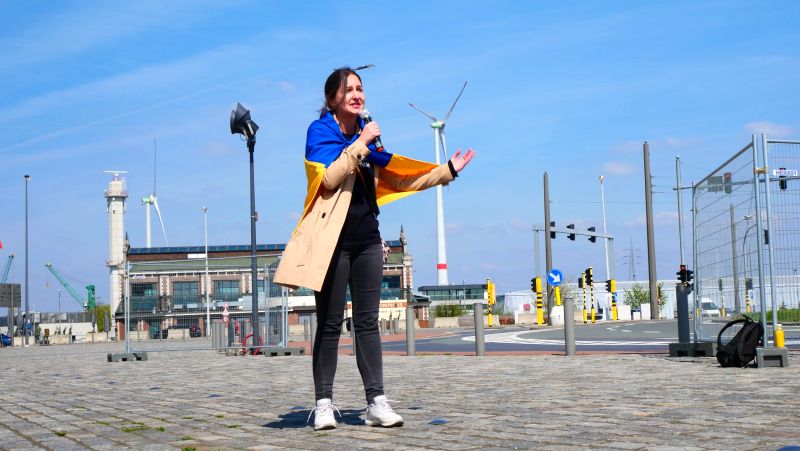 promote ukraine at port of antwerp