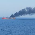 ship hit during war