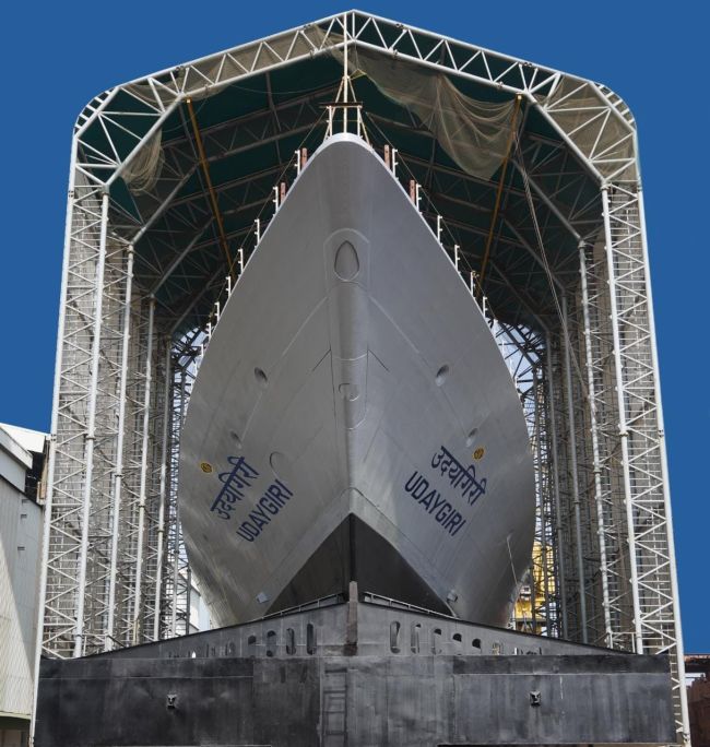 Indegenous frontline warship Udaygiri
