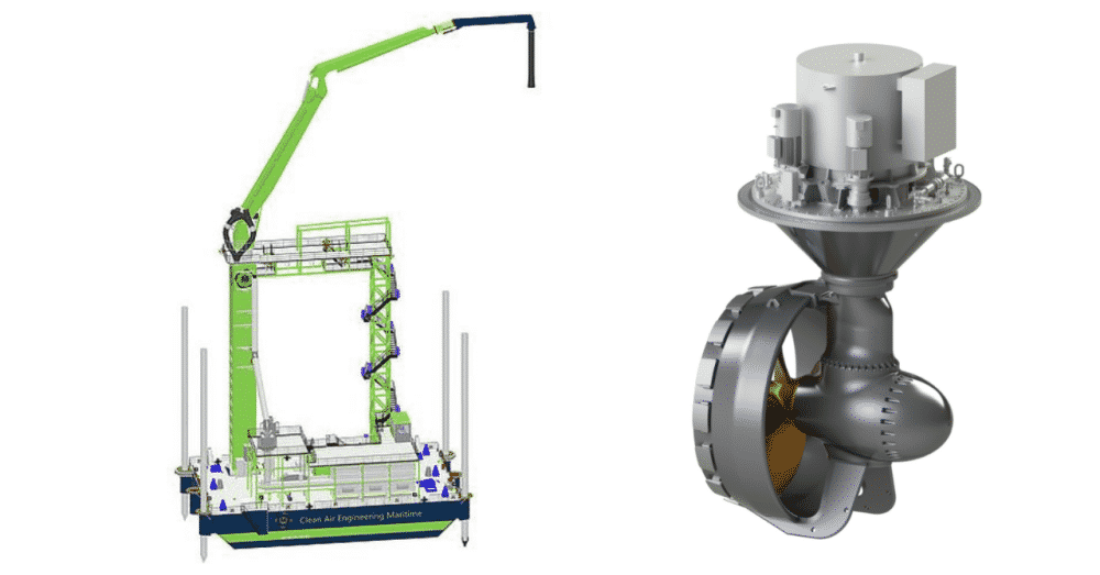 SCHOTTEL Scrubber Barge collage