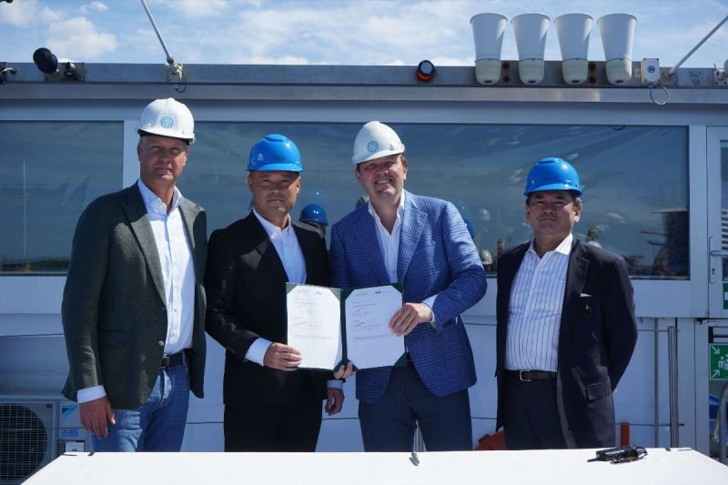 The signing ceremony was held on May 12th