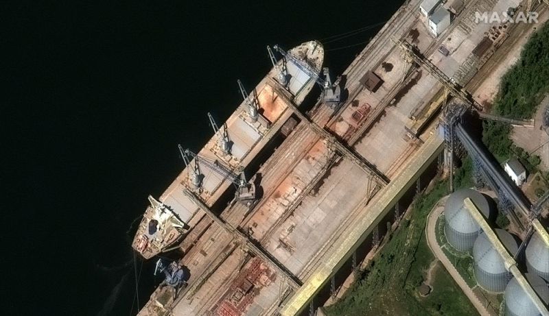 Russian ships with grains