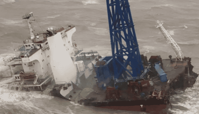 Breaking Of Ship