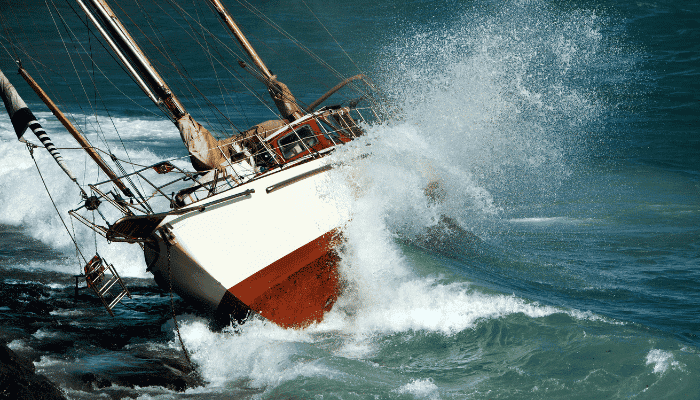 Luxury Yacht Crash