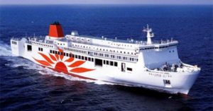 MOL And Ferry Sunflower Launch Trial Use Of 'Berthing Aid System'