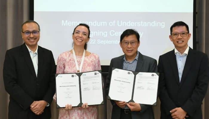 MOU signing ceremony at DNV Singapore office