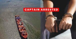 A Captain Of A German Boxship Was Arrested Following The Danish Grounding