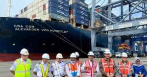 CMA CGM Alexander Von Humboldt Arrives In JICT As Largest Vessel To Call Indonesia