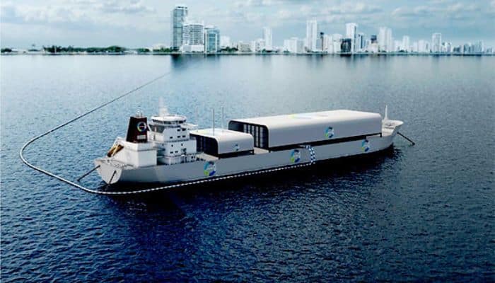Floating Desalination Vessel