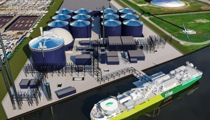 biomethane liquefaction plant