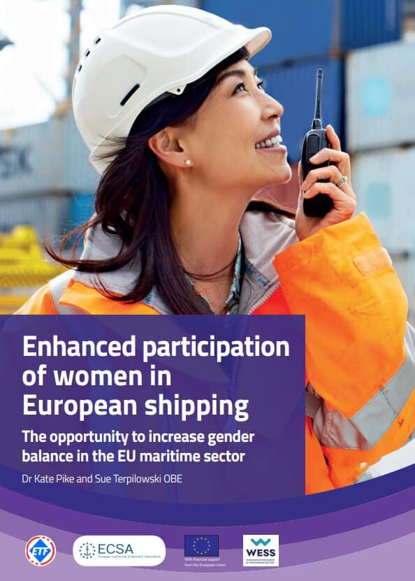 “Enhanced participation of women in European shipping” report cover (1)