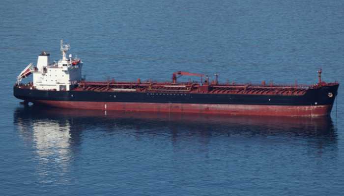 Crude Oil Tanker Hits Boat