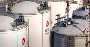 Delivery Of The First Two Very Large Onshore LNG Tanks Fitted With GST® Technology In Tianjin, China
