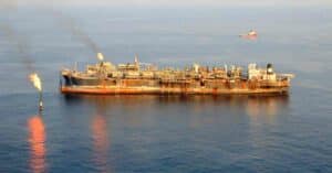FPSO vessel for giant gas project