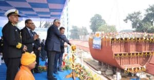 keel laying ceremony of ASW SWC Ships