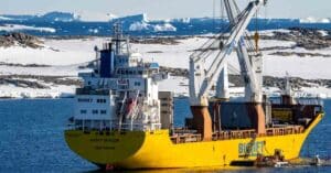 Antarctic Cargo Ship
