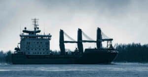 cargo ship grounded, Germany
