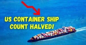 Fewer Containerships In The US Waters Reflects Trade Slowdown