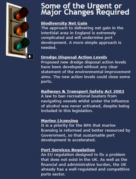 port regulations i