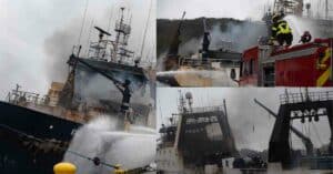 Fishing Vessel Fire