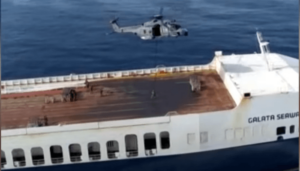 Italian forces secure Turkish ship