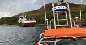 Ship Runs Aground Near Isle of Skye, Crew Members Rescued