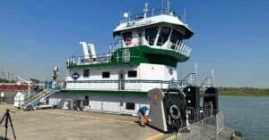 The First Hybrid Inland Towboat In The United States, The Kirby Green Diamond, Will Be Powered By A Corvus System