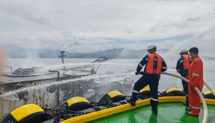 63 Rescued from Passenger Ship