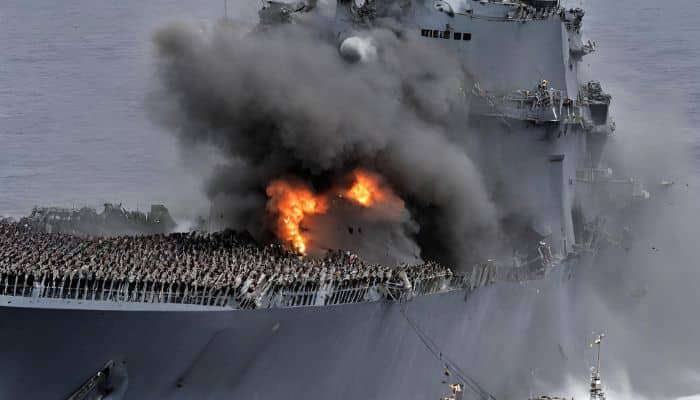 Kamikaze Sea Drones Sink A Ship In A UAV-Backed Trial