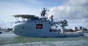 UK Welcomes RFA Proteus - Britain’s First Dedicated Underwater Surveillance Ship