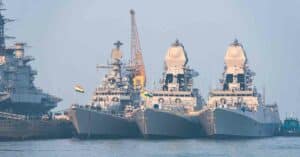 Indian Navy Keeps An Eye On China And Pakistan's Military Exercise