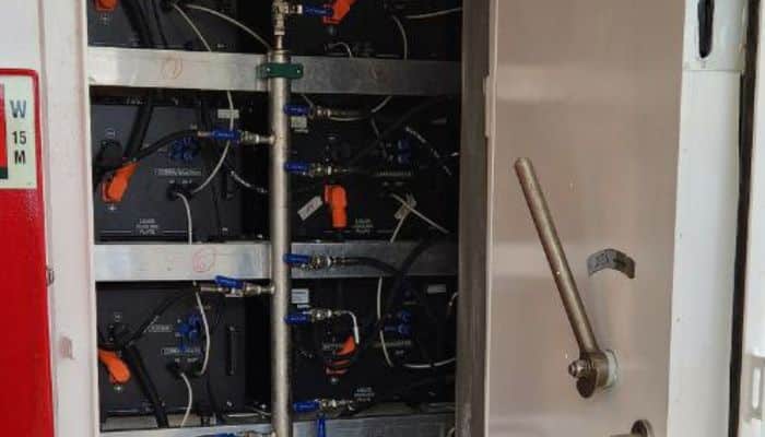 Sea Forrest’s SEAGEN 11 battery units installed on board.