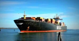 World’s Largest Container Ship MSC China Delivered In Shanghai