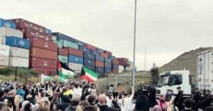 Pro-Palestine Activists Halt Israeli Shipping Company Operations in Melbourne