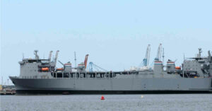 Pro-Palestinians Block U.S Military Ship Suspecting Of Carrying Weapons To Israel