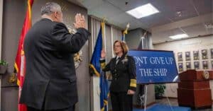 Lisa Franchetti Becomes The First Woman To Lead The U.S Navy