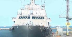 U.S Navy Ship Stranded In Lake Erie At Cleveland Port Due to Strike By Employees