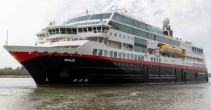 Cruise Ship Loses Navigation Amidst Turbulent Storm In The North Sea