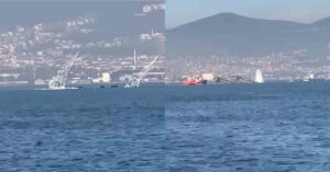 Watch: 145-Meter Floating Dock Sank At Yachtley Shipyard in Turkey