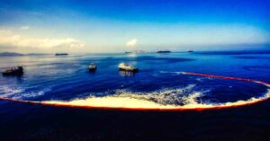 Taiwan Coast Guard Successfully Rescues 9 Crewmembers From A Stranded Cargo Ship