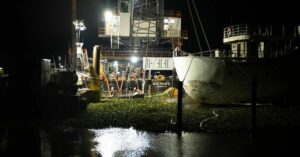 USCG Removes Diesel and Engine Oil From Sunken WWII-era Military Tugboat