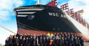 MSC Receives New Eco-Friendly 16,000 TEU Container Ship MSC Anita