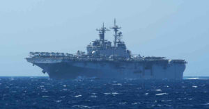 Injured Palestinians Treated on French Warship Dixmude Off Egyptian Coast