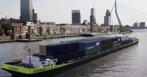 Hydrogen-Powered Barge For Emission-Free Cargo Shipping In Rhine Launched Successfully