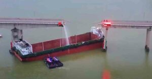 5 Dead After Barge Collides With Bridge Near Guangzhou, China