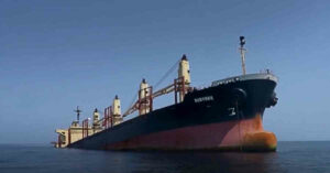 Watch: Missile Hit Cargo Ship Loaded With Fertilizers Sinking In Red Sea