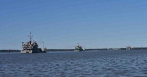 4 Ships Carrying 100 U.S. Troops & Equipment Depart for Gaza To Build Temporary Port